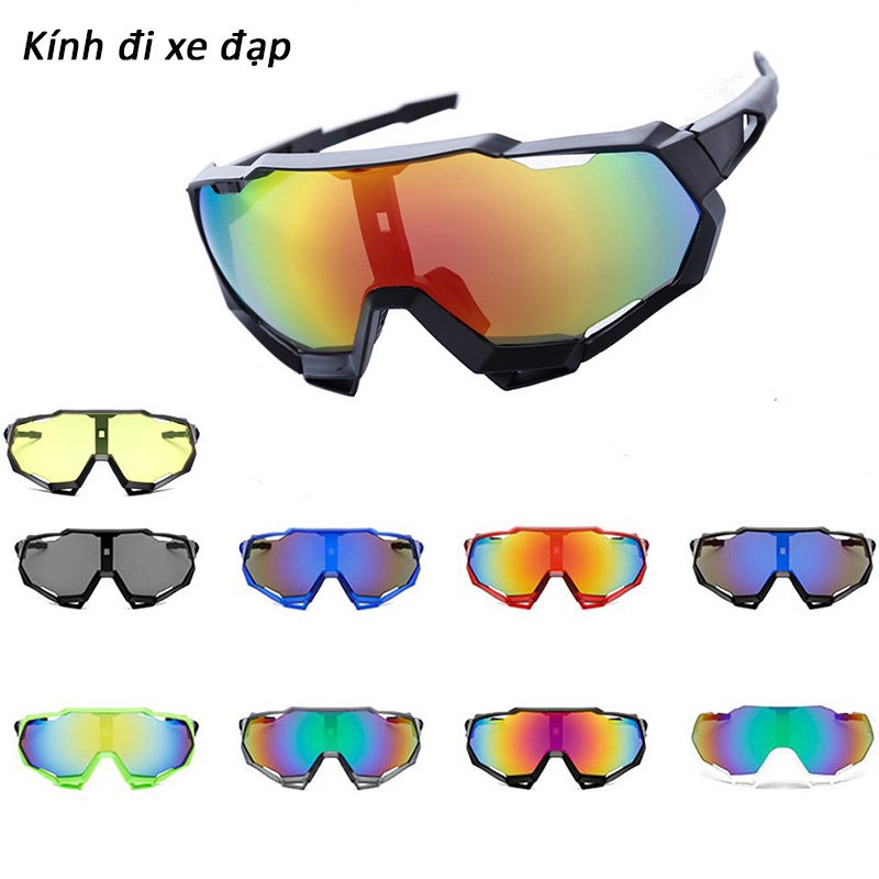 Kính thể thao đi xe đạp gọng PC chống UV