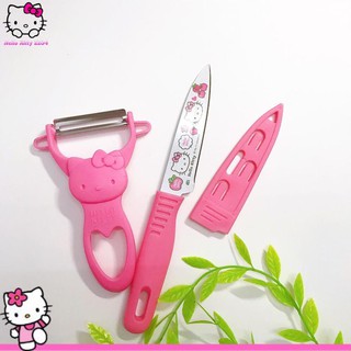 🌸🌸 Bộ dao gọt hoa quả tiện dụng Hello Kitty☘☘
