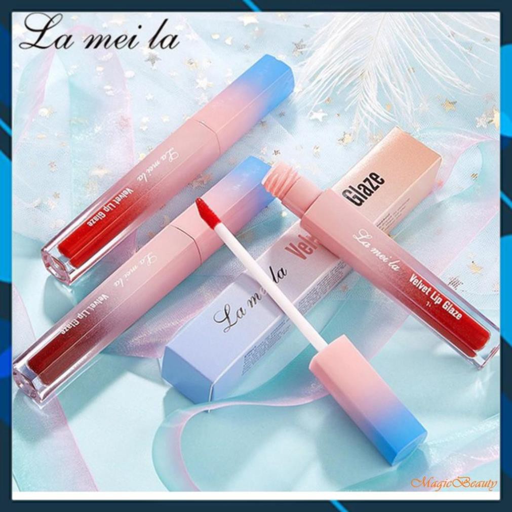 Bộ trang điểm cơ bản LAMEILA 9 món Kem BB, Phấn phủ, Phấn mắt, Mascara, Chì kẻ mày, Kẻ mắt, Son kem, Mút Tán, Kích mí