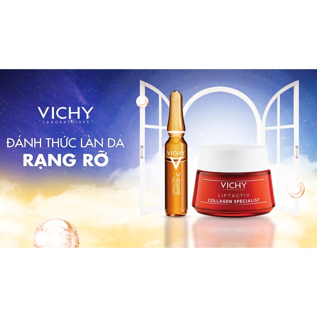 [CHÍNH HÃNG CÓ TEM] VICHY Liftactiv Collagen Specialist 50mL - Kem Dưỡng Ngừa Lão Hóa, Săn Chắc Da Ban Ngày.