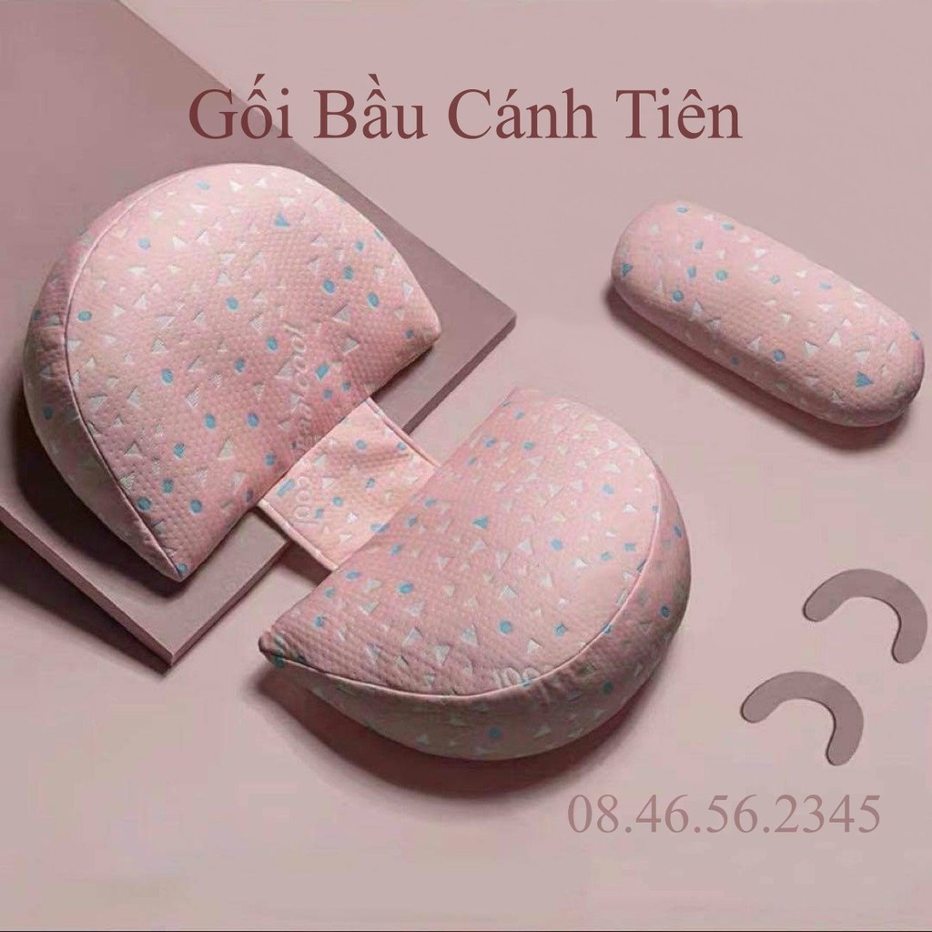  Gối Bầu Cánh Tiên Kê Bụng - Kèm Gối Nhỏ Kê Lưng