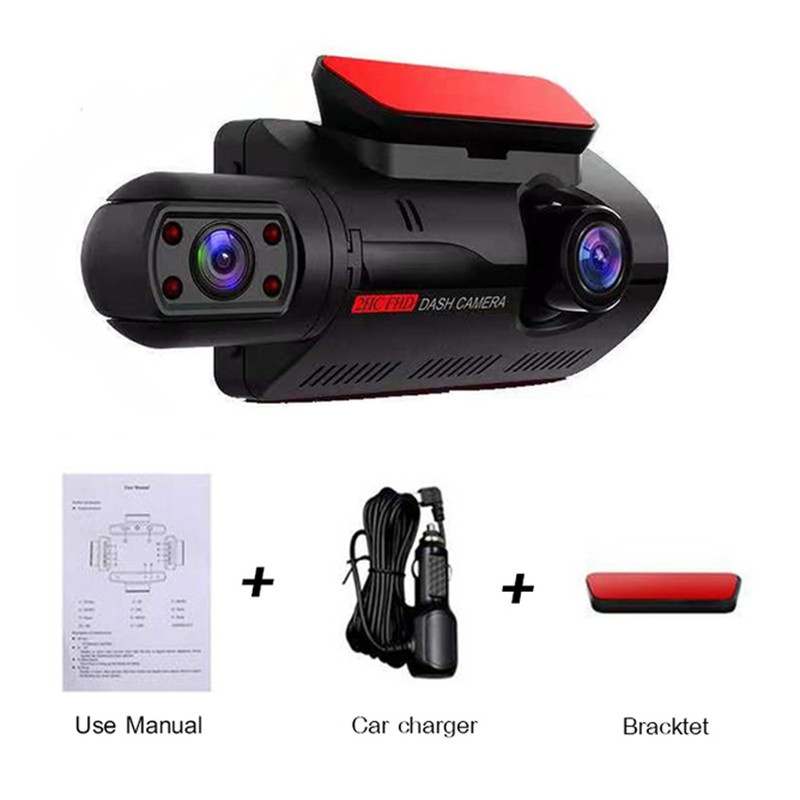 Camera hành trình xe hơi DVR góc rộng trước sau có chế độ nhìn ban đêm
 | BigBuy360 - bigbuy360.vn