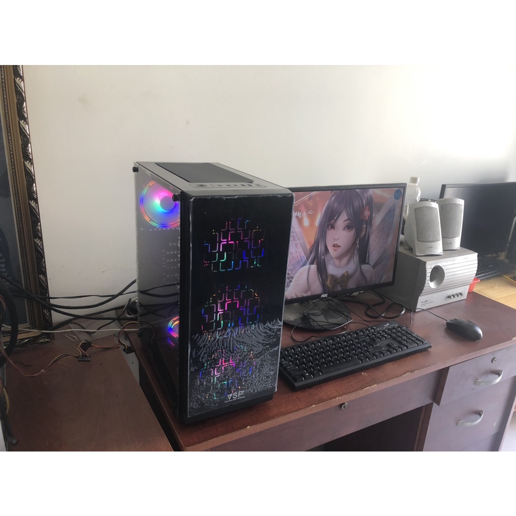 Máy tính bàn chơi game cpu core I5 4590, VGA GIGA 730 2G, RAM 8, Màn hình 24 inh ,Bảo hành 3 năm | BigBuy360 - bigbuy360.vn