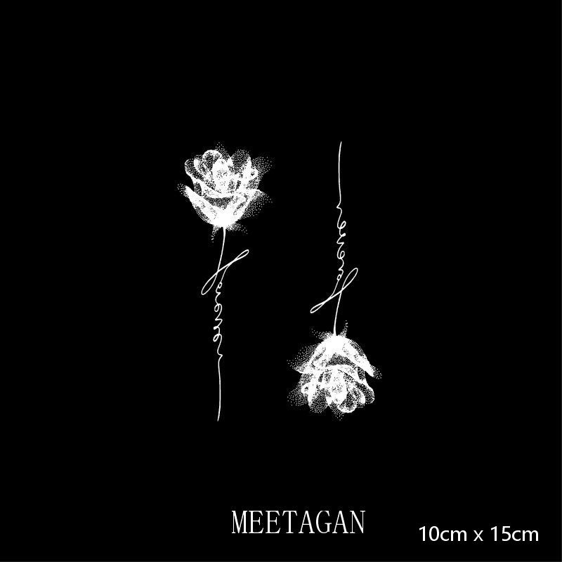 【MEET Magic Tattoo】 Hình Xăm Dán Tạm Thời 10cm x 15cm Chống Thấm Nước Sang 15 Ngày L-002