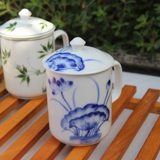 cốc uống trà gốm sứ Bát Tràng