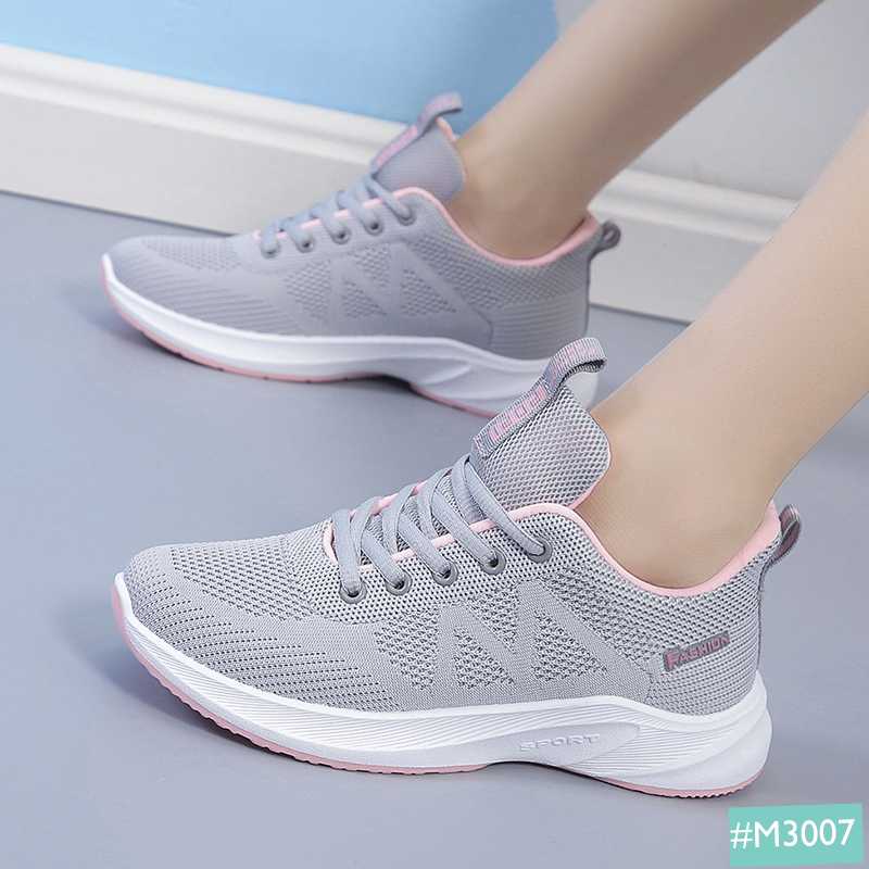 Giày Thể Thao Sneaker Nữ MINSU M3007 Style Bata Hàn Quốc Siêu Nhẹ Thoáng Khí Phù Hợp Chạy Bộ, Đi Chơi, Học