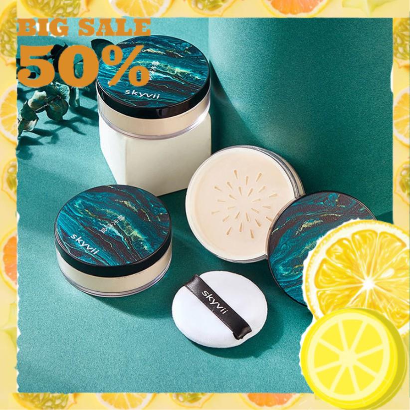Phấn Phủ Bột SKYVII 5007 Lục Bảo Tạo Lớp Nền Tự Nhiên Auth Nội Địa