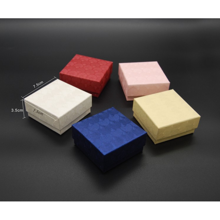 Hộp Giấy Đựng Trang Sức Đa Năng 7.5x7.5x3.5cm | BigBuy360 - bigbuy360.vn