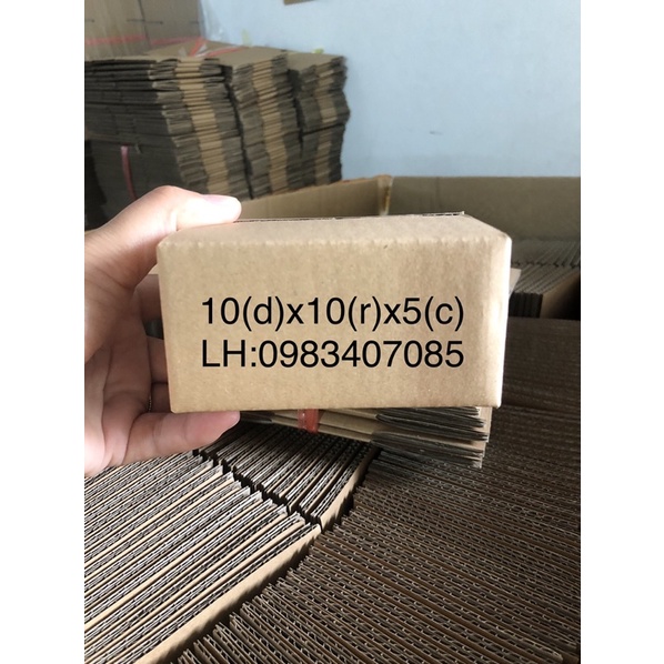 10x10x5 hộp carton đóng hàng giá xưởng