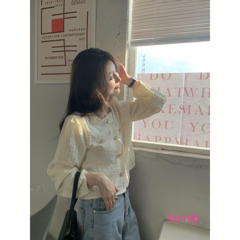 Áo Sơ Mi Chiffon Tay Dài Cổ Vuông Phối Ren Thời Trang Mùa Thu Phong Cách Vintage Dành Cho Nữ