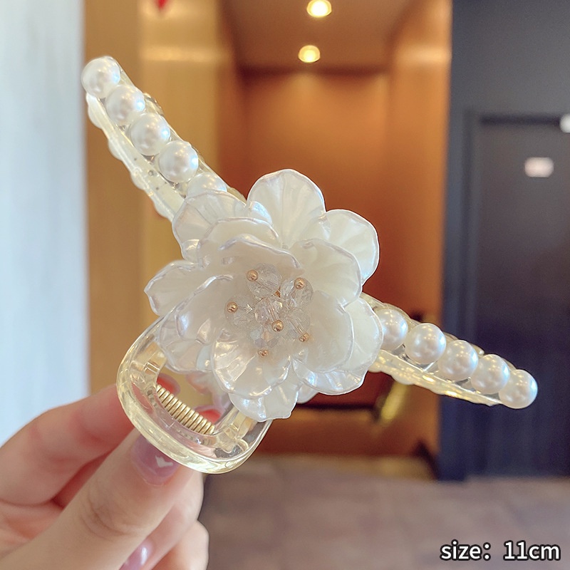 Kẹp tóc hàn quốc hoa ngọc sang trọng , KT08