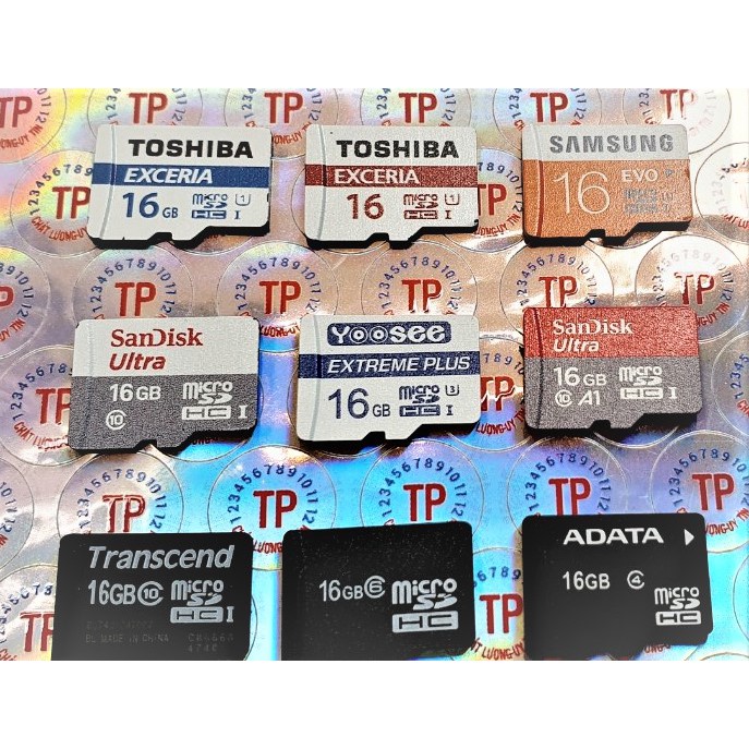 Thẻ nhớ MICRO SD CHÍNH HÃNG BH 12T  16G ,8G,4G,2G,1G