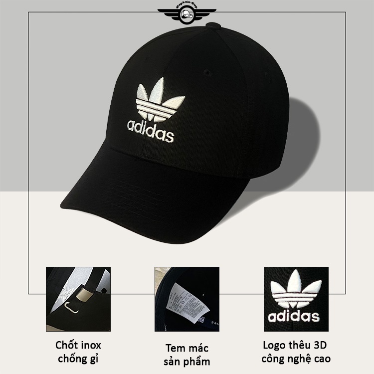 Mũ lưỡi trai Adidas cá tính dành cho cả nam và nữ full hộp để làm quà tặng
