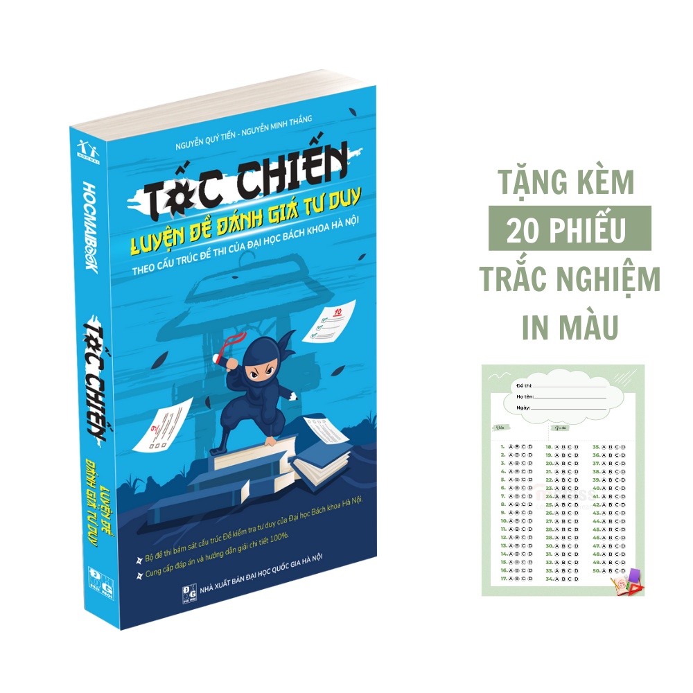 [Mã LIFEXANH03 giảm 10% đơn 500K] Sách - Tốc Chiến Luyện Đề Đánh Giá Tư Duy - Đại học Bách Khoa Hà Nội