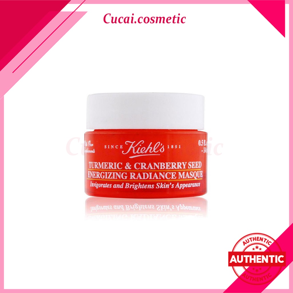 Mặt Nạ Nghệ Sáng Da Kiehl's Turmeric & Cranberry Seed Energizing Radiance Mask 14ML