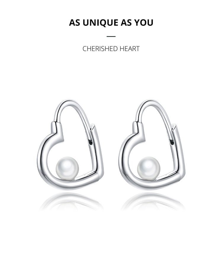 Khuyên Tai Nữ Bamoer Bijoux Brincos SCE938 Cao Cấp Trang Trí Hình Bàn Chân Thú Xinh Xấn Chất Liệu Bạc 925