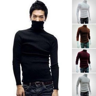 Áo cotton cổ lọ cho nam giới