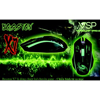 Chuột led chuyên game bosston x7