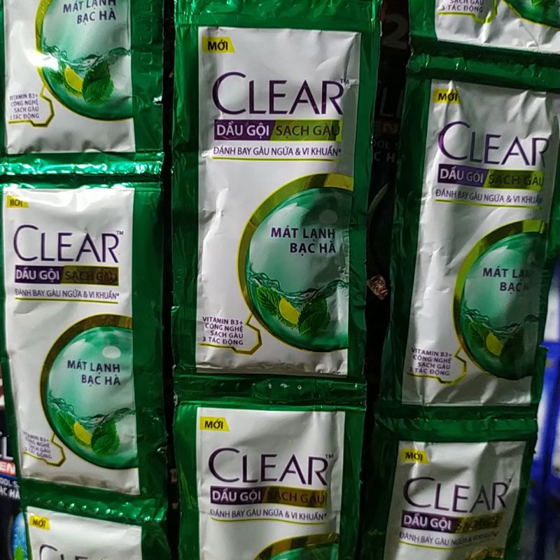 🌷 DÂY DẦU GỘI CLEAR BẠC HÀ DÂY - CLEAR MEN DÂY