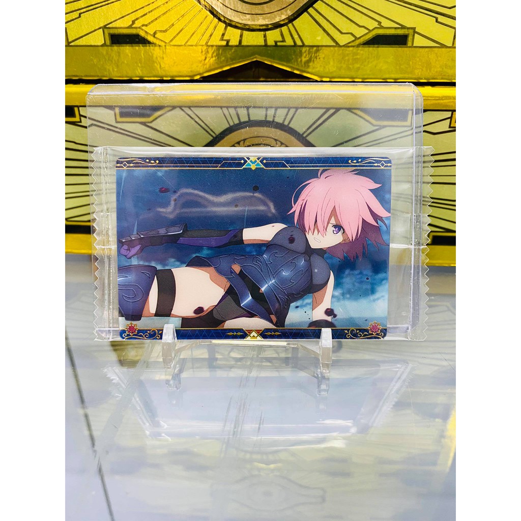 Thẻ bài bánh xốp Fate Grand Order FGO Mashu Kyrielight - Tặng bọc bài nhựa bảo quản