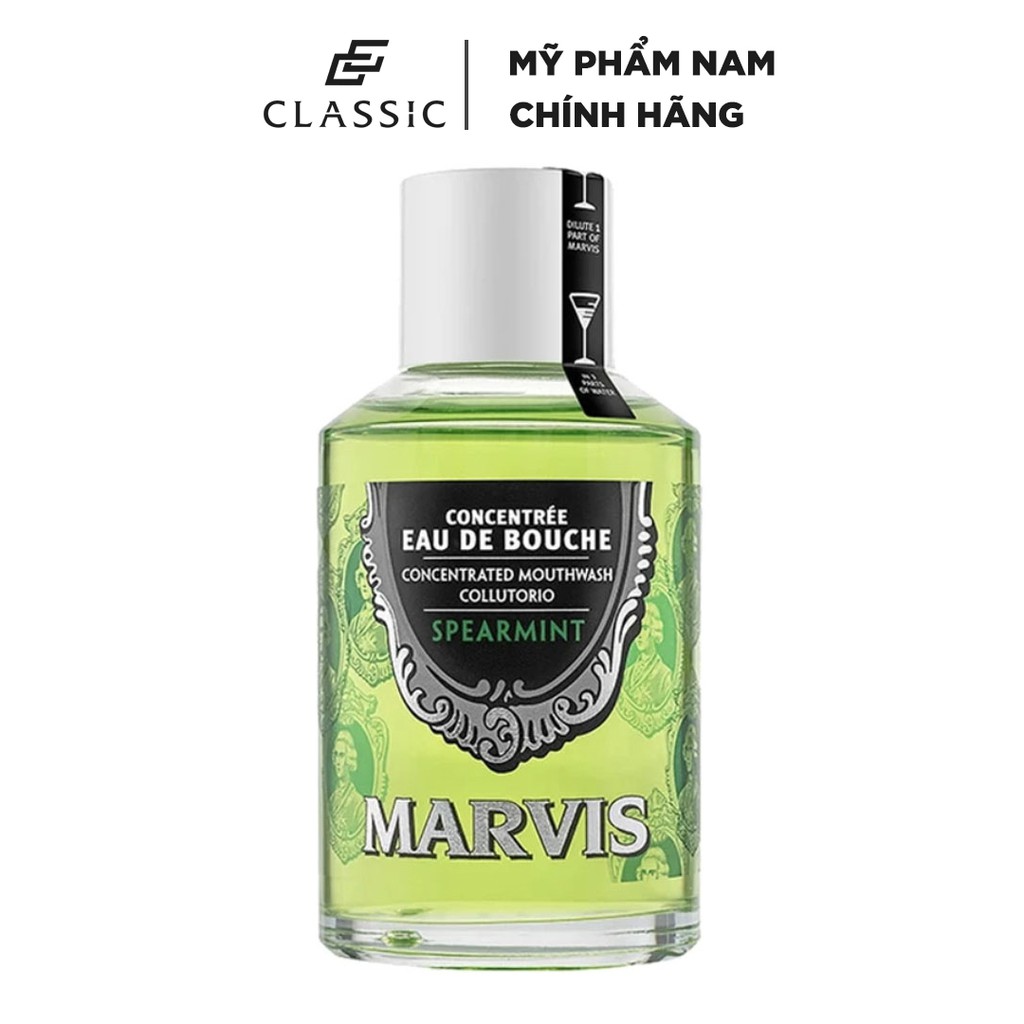 Nước Súc Miệng Marvis Spearmint Concentrated Mouthwash 120ml