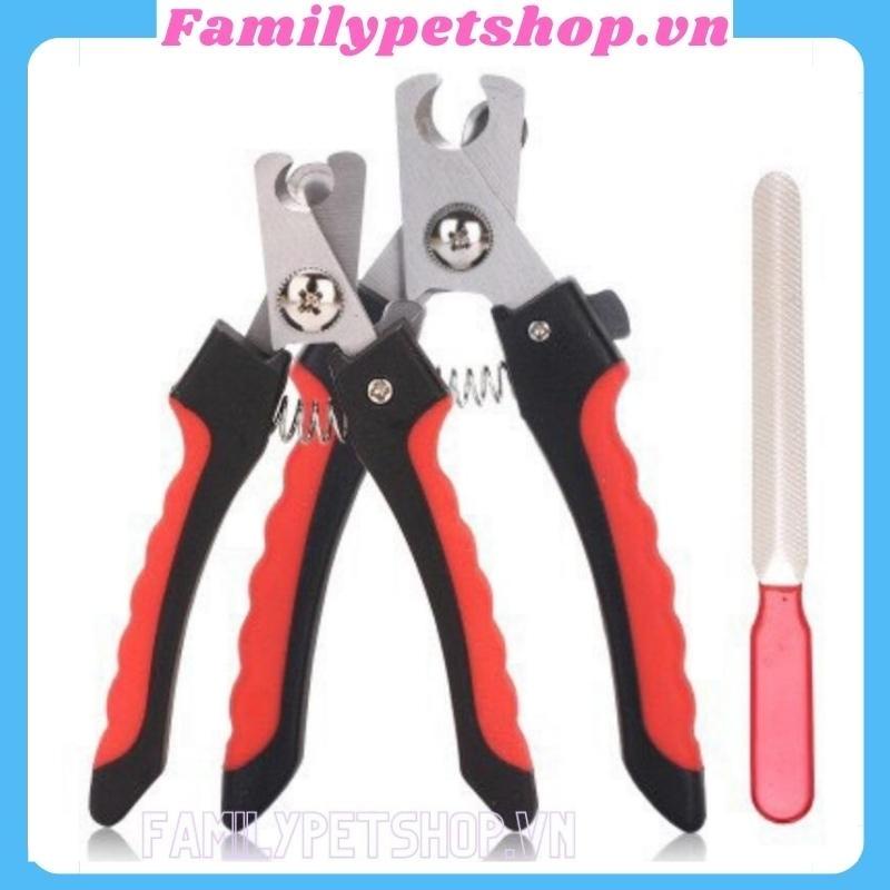 Kìm cắt móng cho chó mèo-mẫu kìm kèm dũa-kéo cắt móng cho mèo-familypetshop.vn