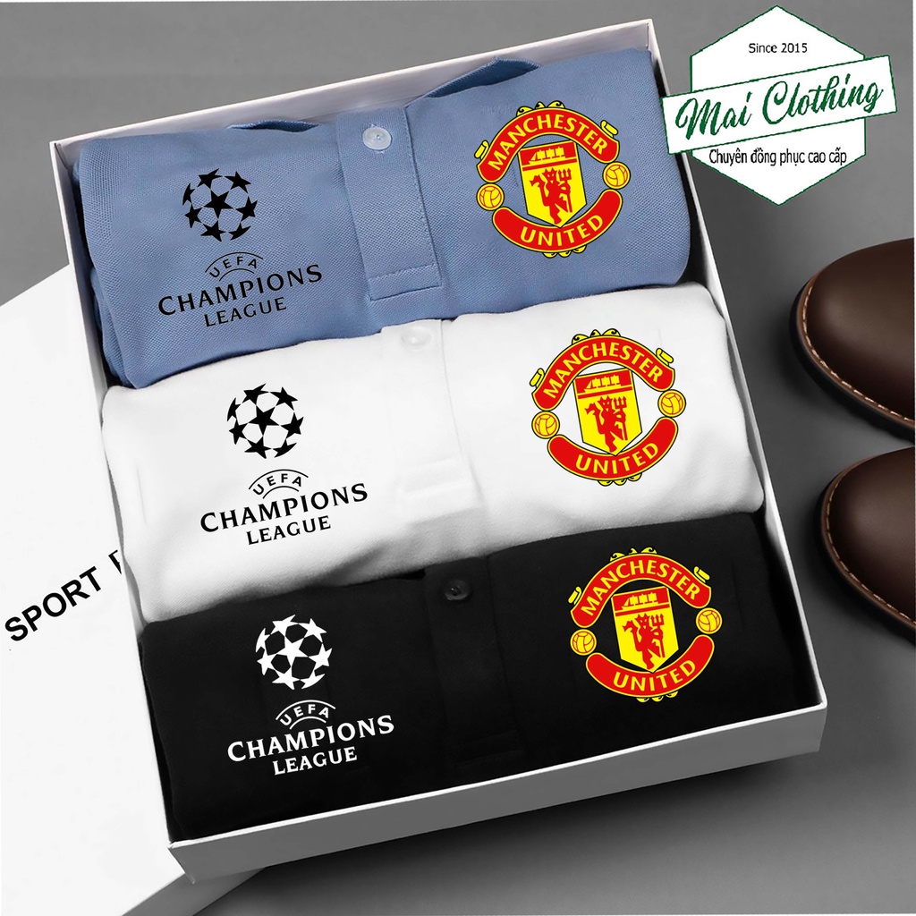 🔥Áo thun Polo Trắng In Logo CLB🔥 Cực Đẹp, Giá Rẻ Kèm Chất Liệu Tốt Nhất Trên Thị Trường - MaiClothing