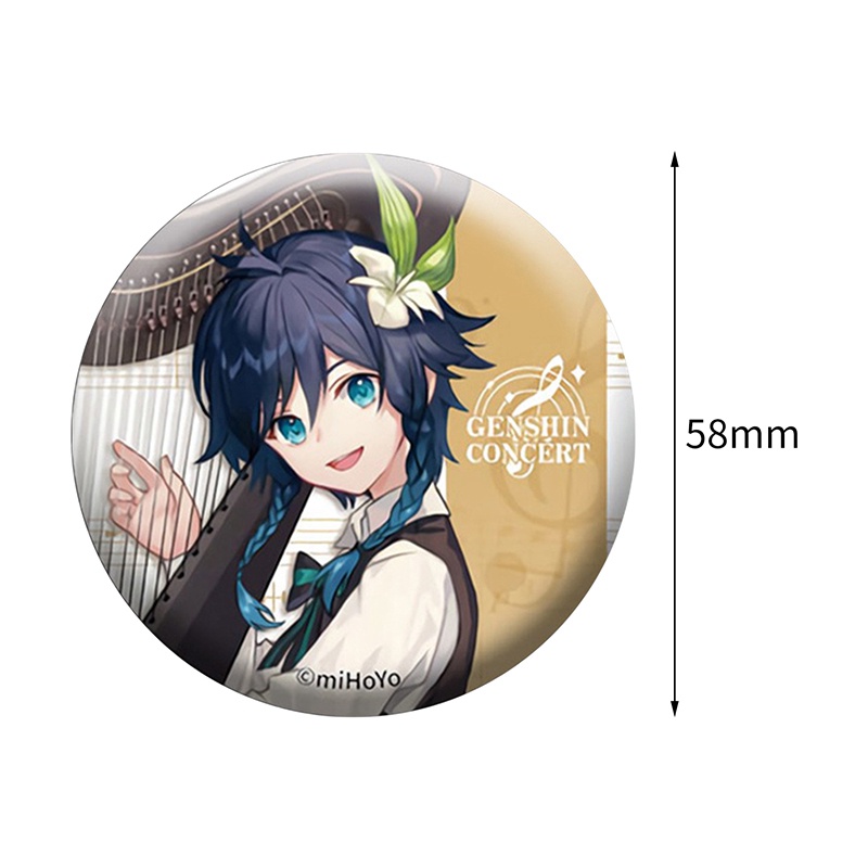 Tmdbyx Ghim Cài Áo Genshin Impact 58mm