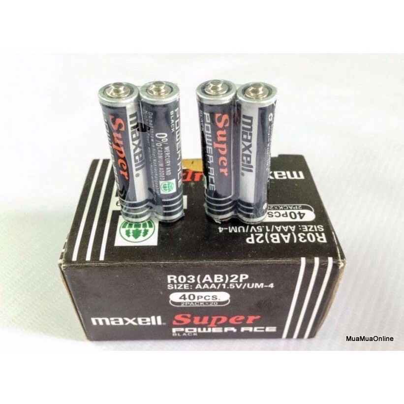 Pin tiểu AAA  4 viên 1.5v chính hãng (pin số 7, pin tiểu nhỏ)