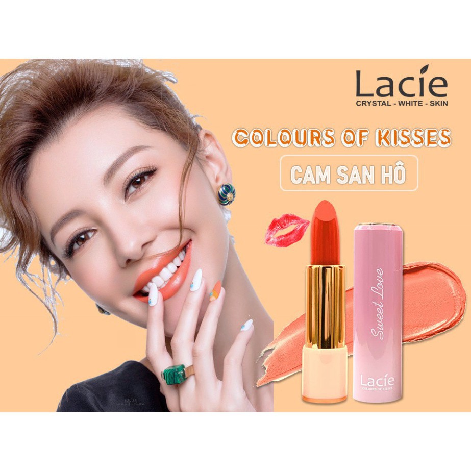 SON MÔI LÌ LACIE DƯỠNG MỊN CHỐNG KHÔ MÔI - SWEET LOVE | BigBuy360 - bigbuy360.vn