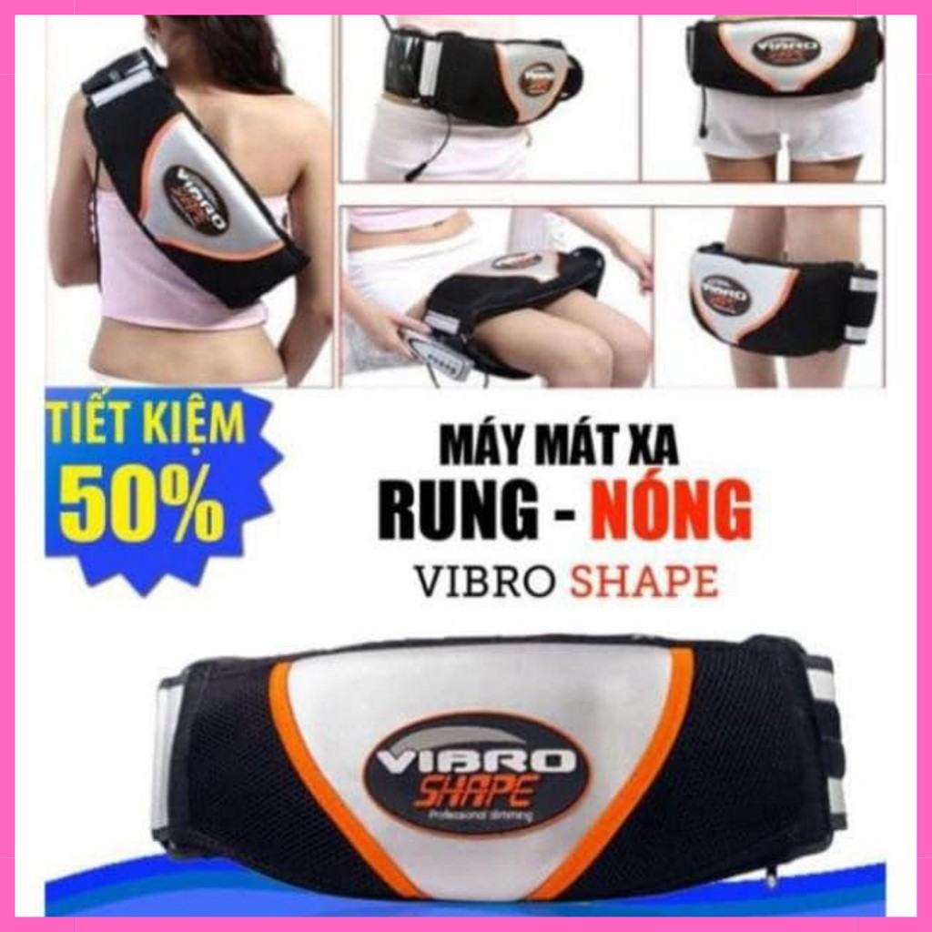 đai massage giảm mỡ bụng , máy massage bụng VIBRO SHAPE  giảm mỡ toàn thân HIỆU QUẢ NHANH