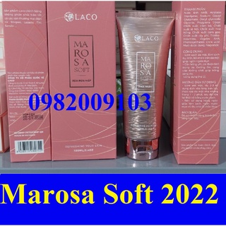 SỮA RỬA MẶT Marosa soft face wash LACO 100ml/5ml date mới sữa rửa mặt dna laco mẫu mới chính hãng