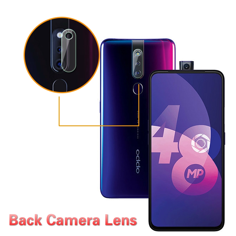 Kính cường lực bảo vệ camera sau Oppo F11 Pro Realme 7i 6 5 3 Pro 5i 5S 6i C3 C11 C12 C15 C17 A5 A9 2020 Reno 2F