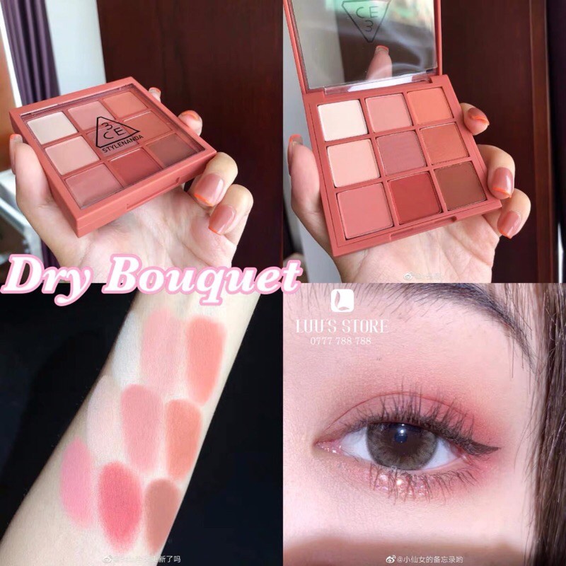 Bảng Phấn Mắt 3CE Dry Bouquet Multi Eye Color Palette