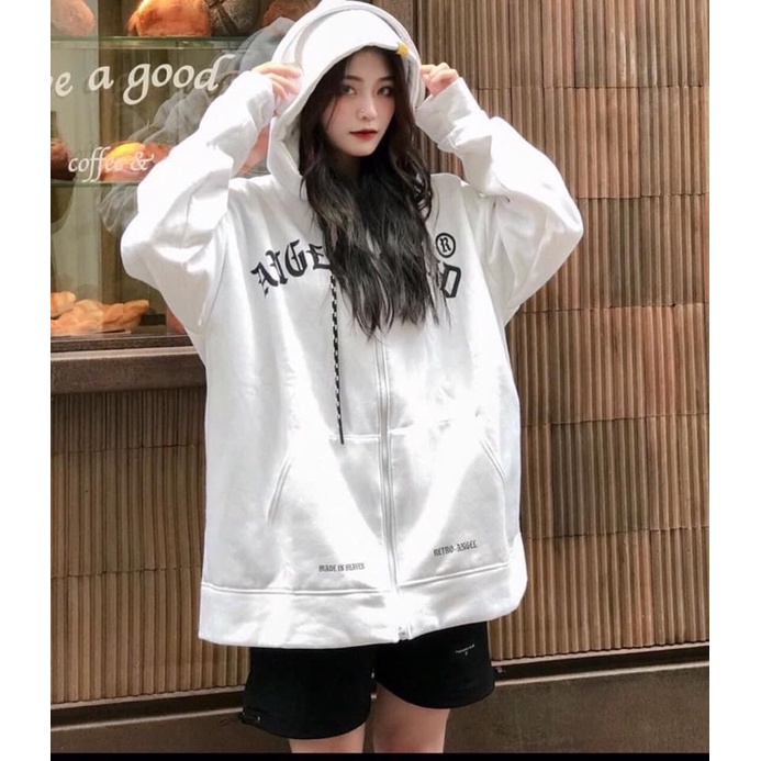 [RẺ VÔ ĐỊCH] Khoác nỉ ANGEL khoá hoạ tiết sau lưng (kèm ảnh thật) | BigBuy360 - bigbuy360.vn