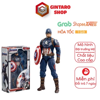 Mô hình Captain America cao cấp , Đồ chơi mô hình marvel Captain America Gintaro Shop