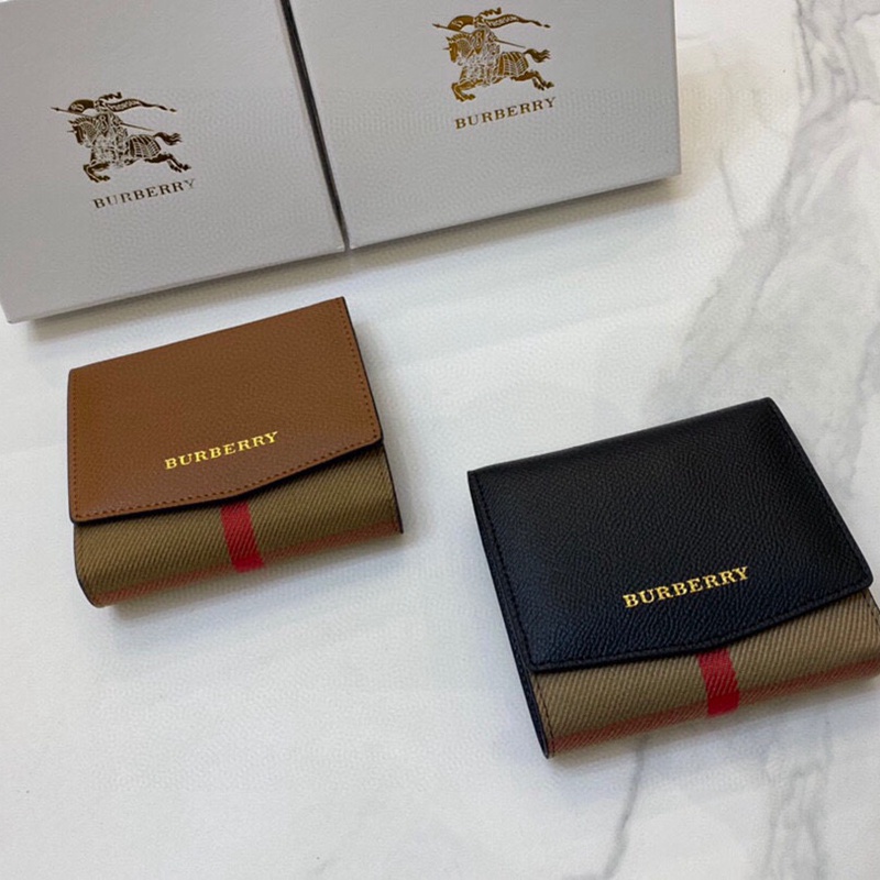 Ví Da Bò Burberry 30% Cỡ Nhỏ Thời Trang Cao Cấp Dành Cho Nữ