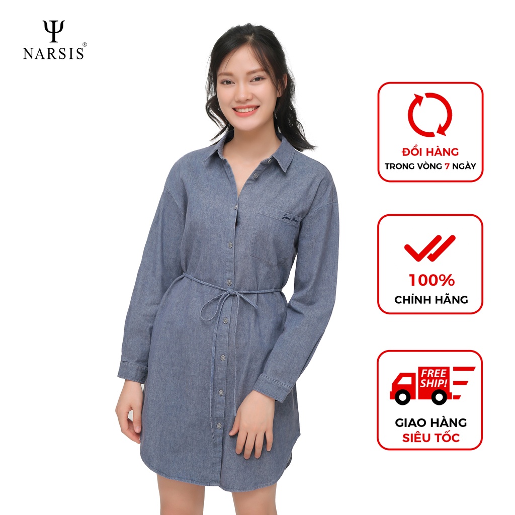 Váy đầm Jeans nữ Narsis B9004 cực xinh