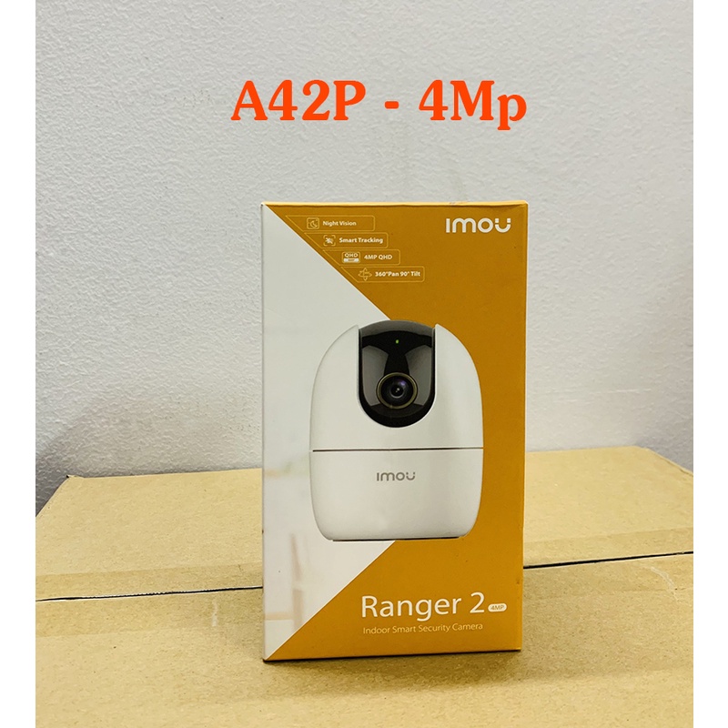 Camera IP WIFI Xoay 360 Trong nhà 2M 4M Imou Ranger2 A42P 4MB 2K Siêu Nét, A22EP 1080P Còi Hú Báo Động, Chính hãng BH24T