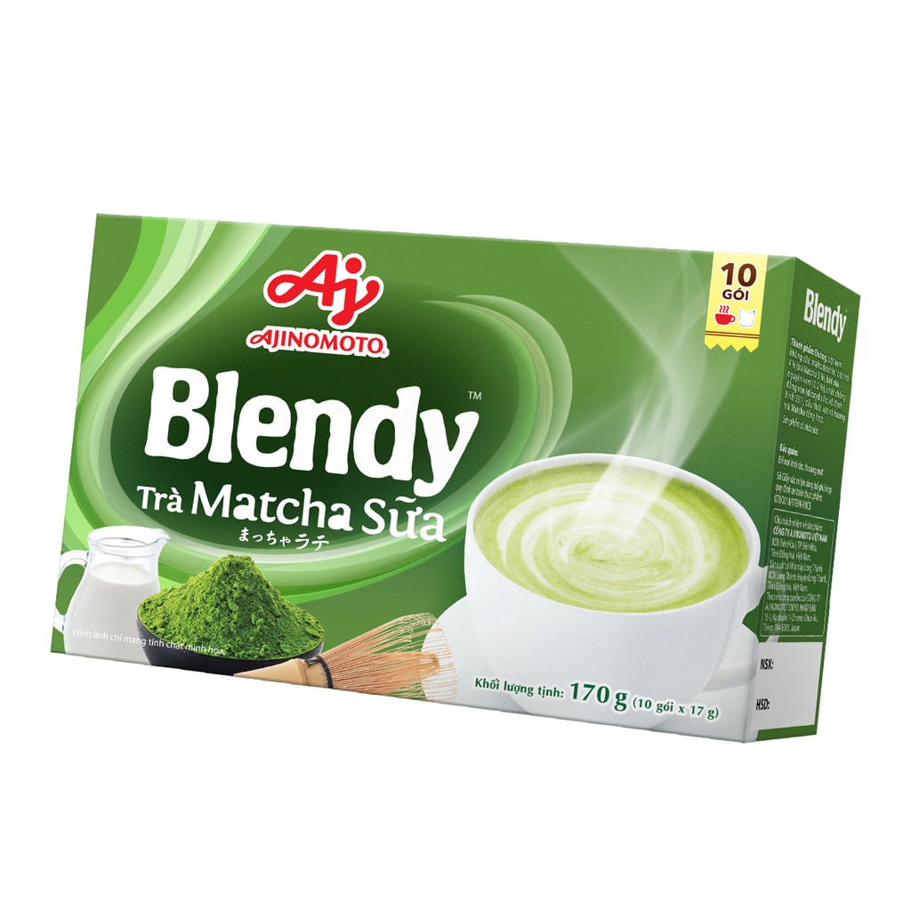 Combo 2 hộp Trà matcha sữa Blendy (170g/ hộp)