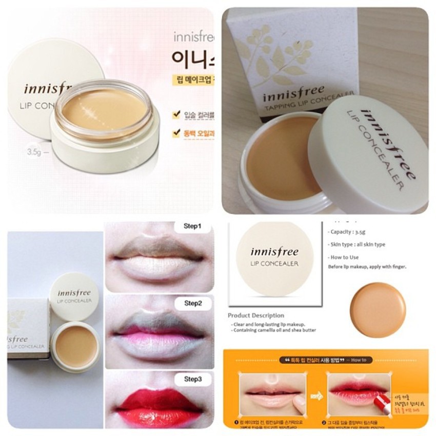 CHE KHUYẾT ĐIỂM MÔI INNISFREE TAPPING LIP CONCEALER CHÍNH HÃNG