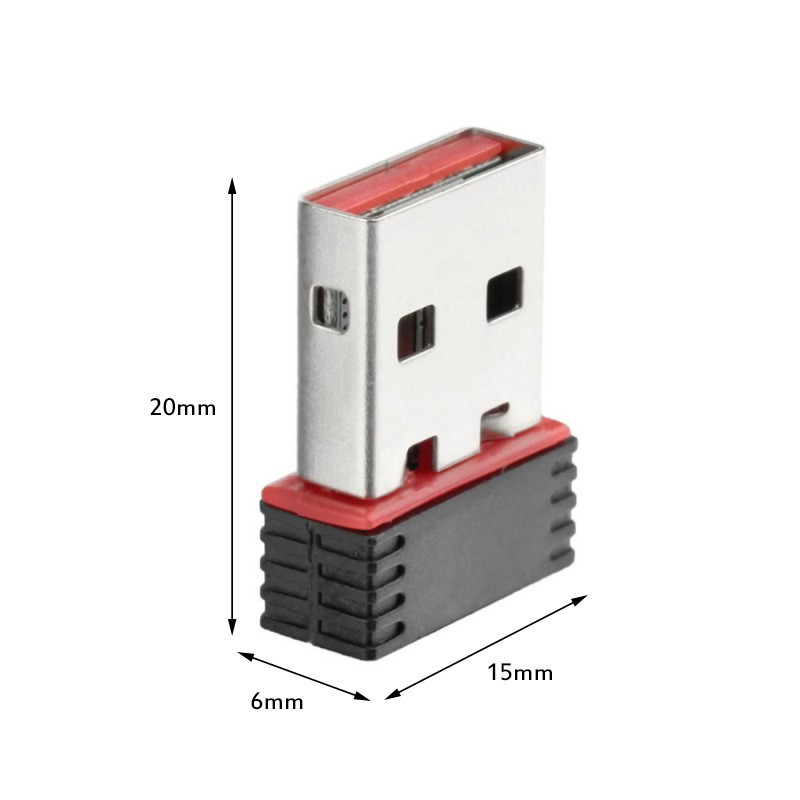 USB Wifi không dây 802.11N - Thu sóng wifi cho máy tính pc, laptop, usb mini không dây loại tốt có tặng kèm đĩa cài