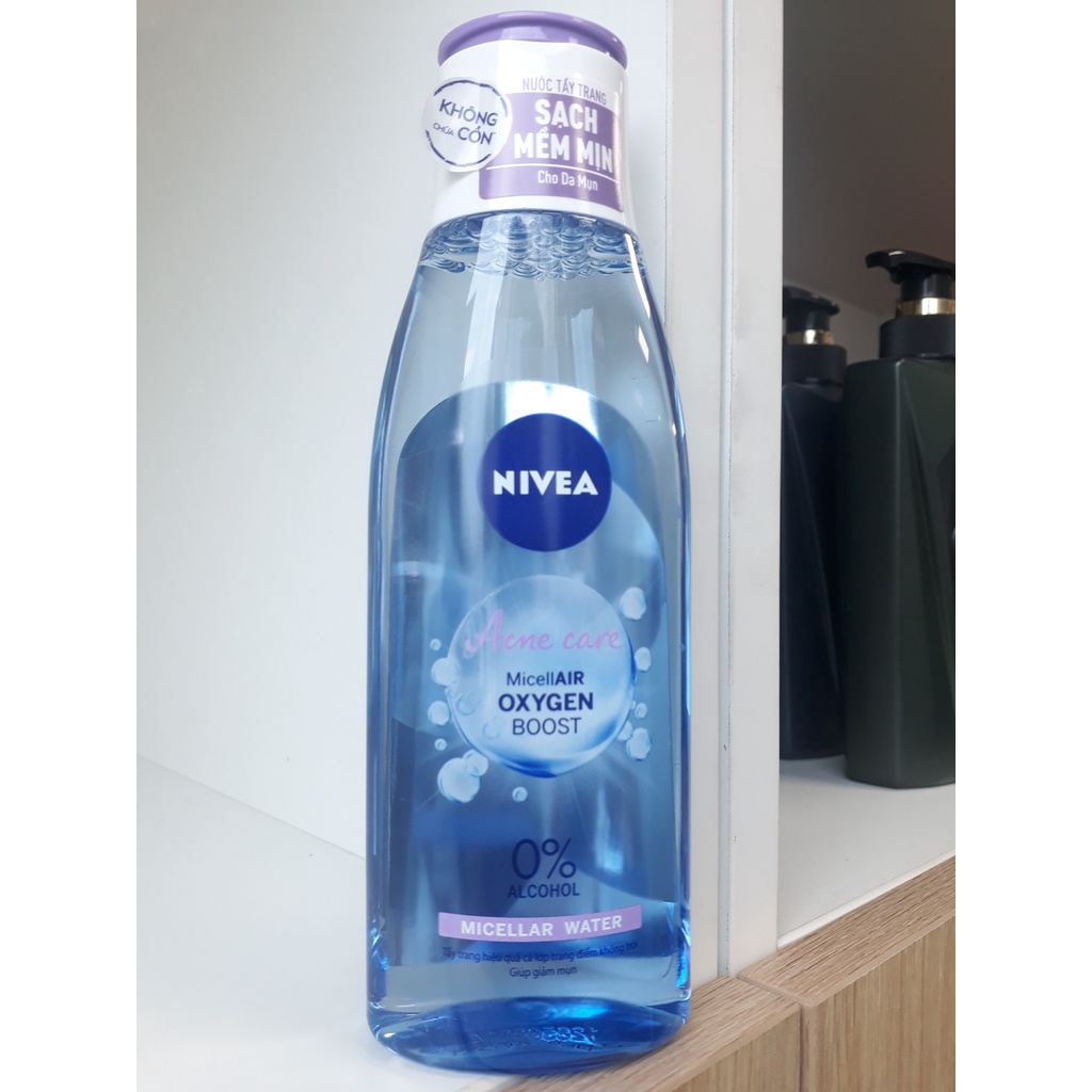 Nước Tẩy Trang Nivea Micellar Water 200ml - Nước tẫy trang Băng đô rửa mặt Jiashy