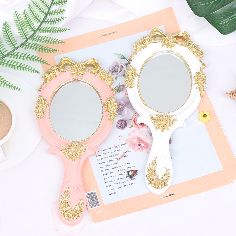 Cọ Trang Điểm Cầm Tay Hình Chữ Nhật Phong Cách Vintage