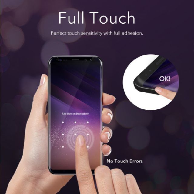 {BÁN SỈ} Kính Cường Lực Full Keo UV Galaxy S9/ S9 Plus Trong suốt