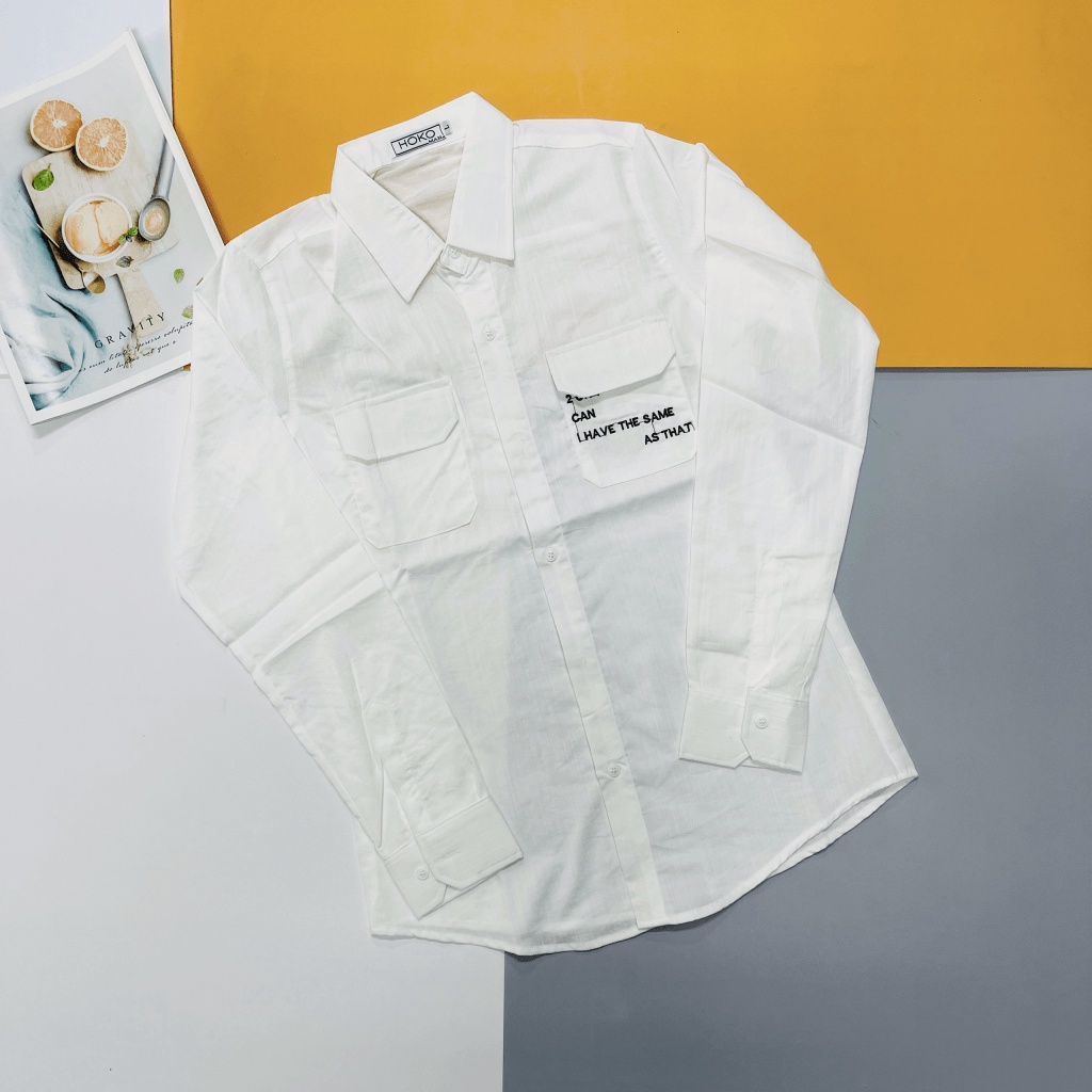 Áo Sơ Mi Nam Tay Dài THE SAME Vải Đũi Thái Cao Cấp Phong Cách Sang Trọng Lịch Lãm Siêu Đẹp [Jellyfashion]