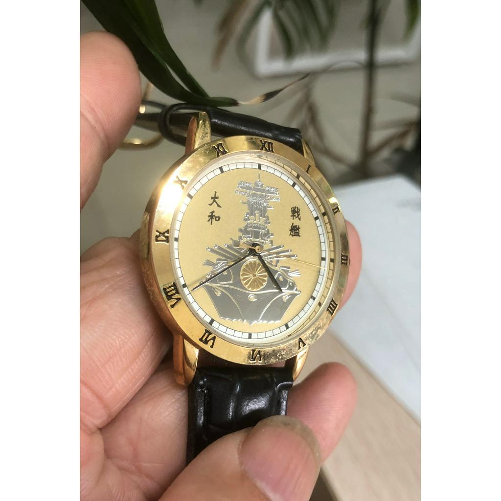 Đồng hồ nam mặt thuyền hàng Nhật, size 38mm, còn mới