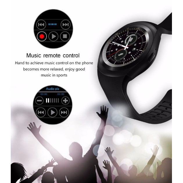 Đồng hồ thông minh SmartWatch Y1 Mặt Tròn sang trọng