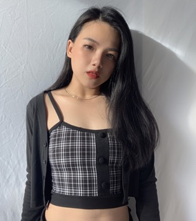 Combo 2 áo Cookie Plaid (caro đen) by Natthy Style