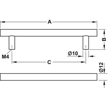 TAY NẮM TỦ HAFELE 155.01.401 CHÍNH HÃNG